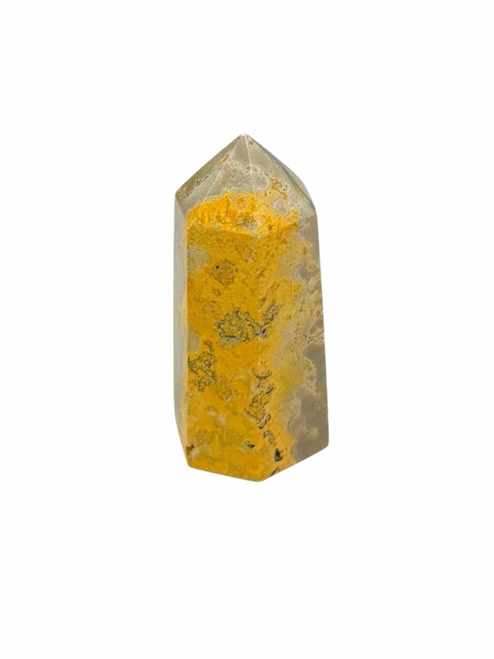 Bumblebee Jasper Tower Crystal Stone Decor Gift Yellow - Picture 7 of 11